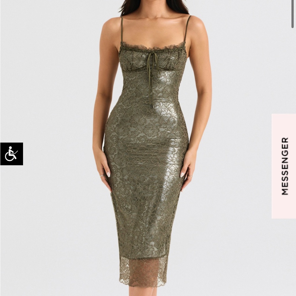 House of CB Isla Lace Midi Dress